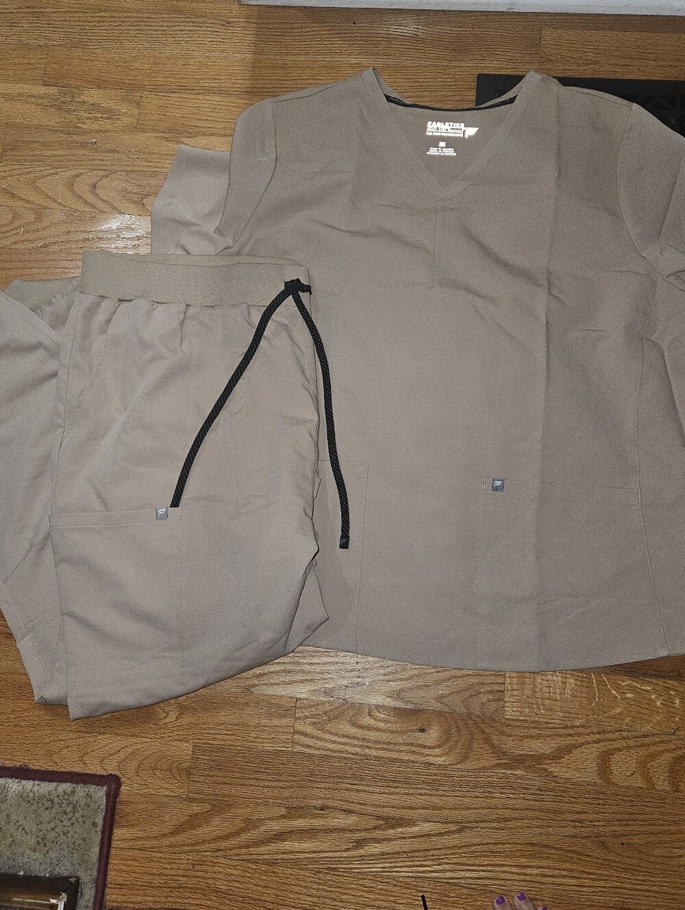 Khaki Fabletics Scrubs